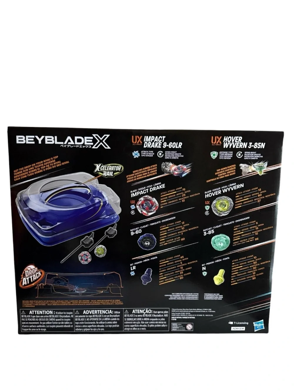 Beyblade X Drop Attack Battle Set Action Game